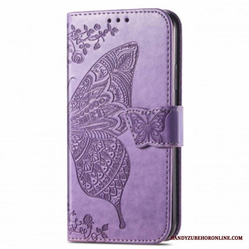 Etui Folio do Oppo A94 5G Pół Motyle