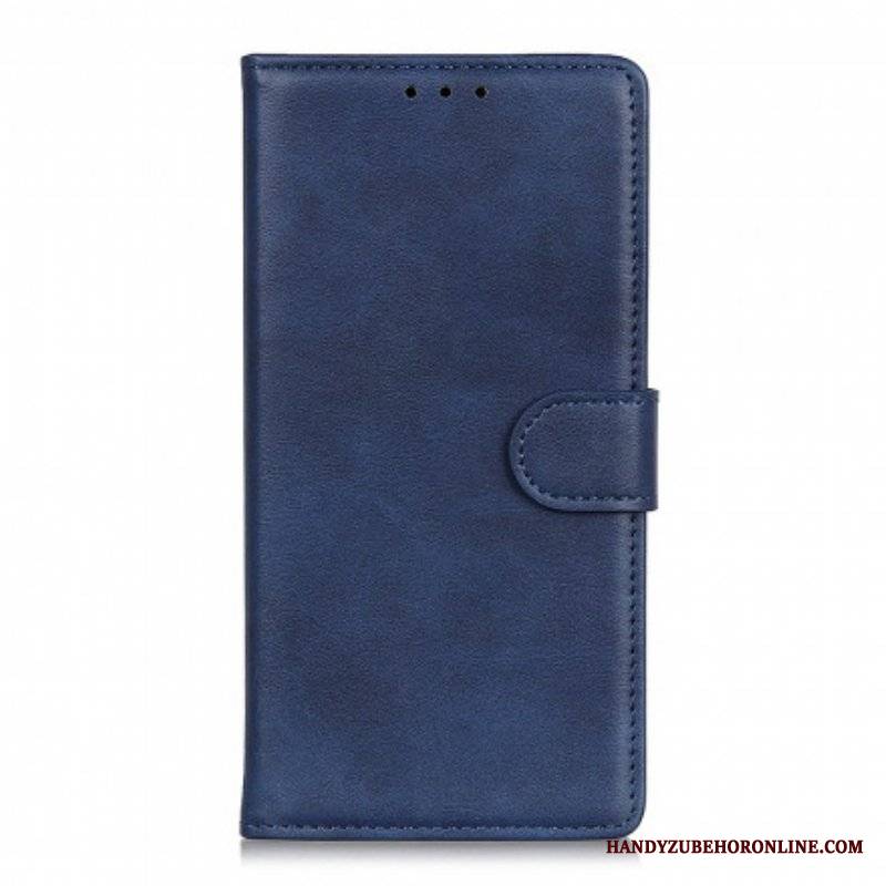 Etui Folio do Oppo A94 5G Retro Matowy Efekt Skóry