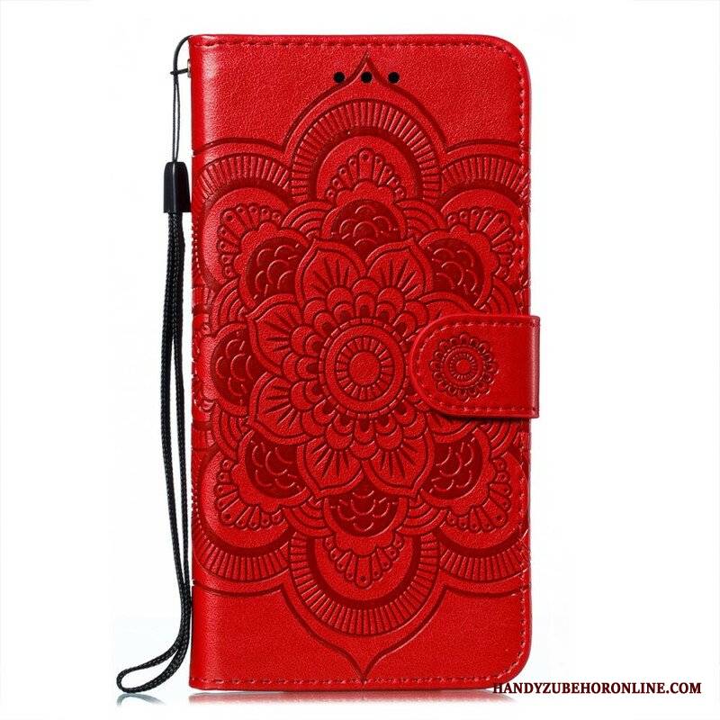 Etui Folio do Oppo Find X3 Neo z Łańcuch Mandala Z Pełnym Paskiem