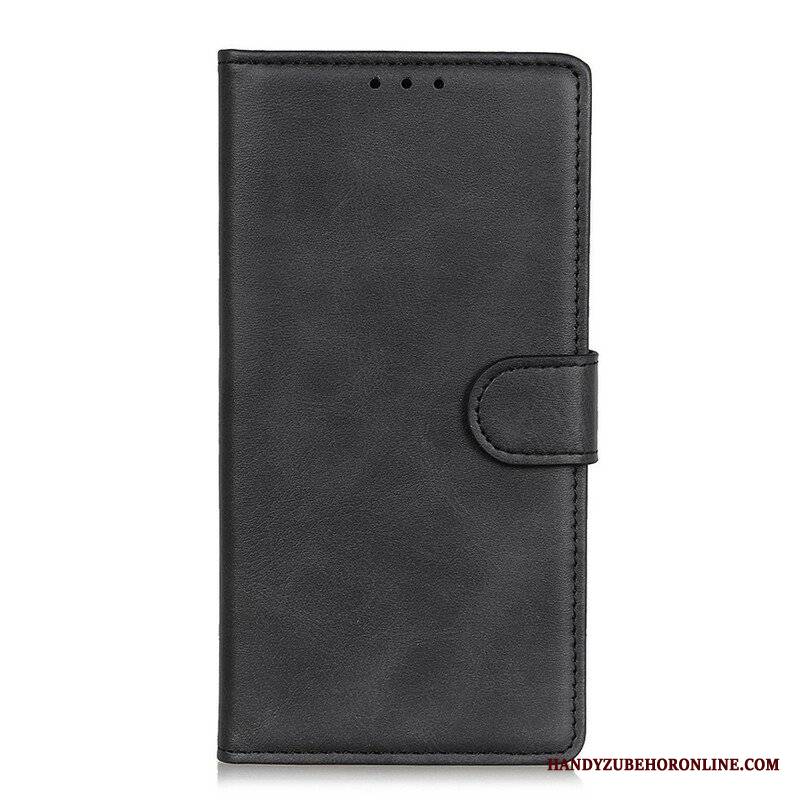 Etui Folio do Oppo Find X3 Pro Efekt Matowej Skóry W Stylu Vintage