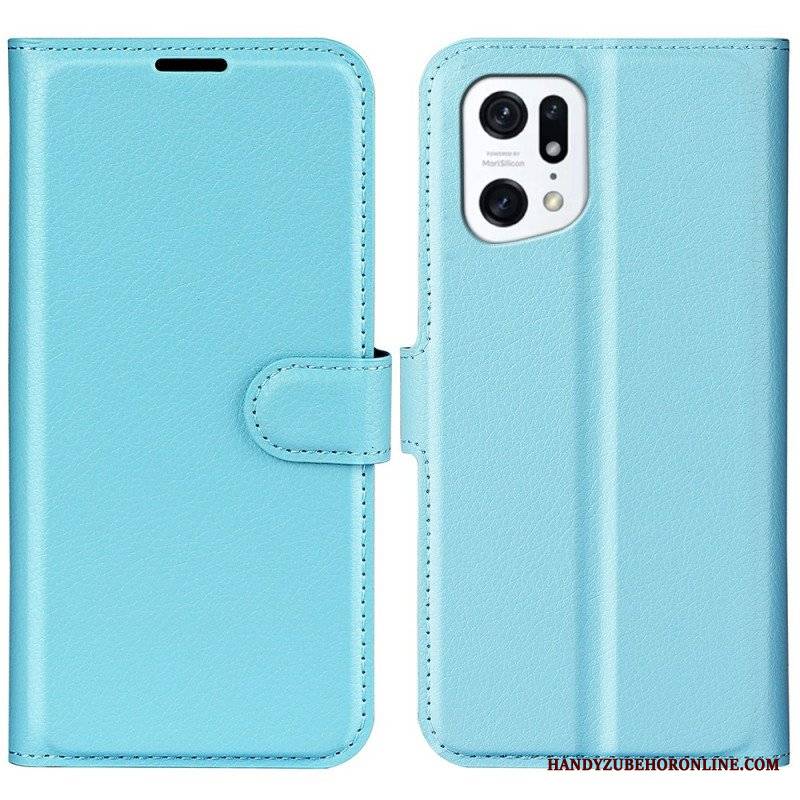 Etui Folio do Oppo Find X5 Klasyczny