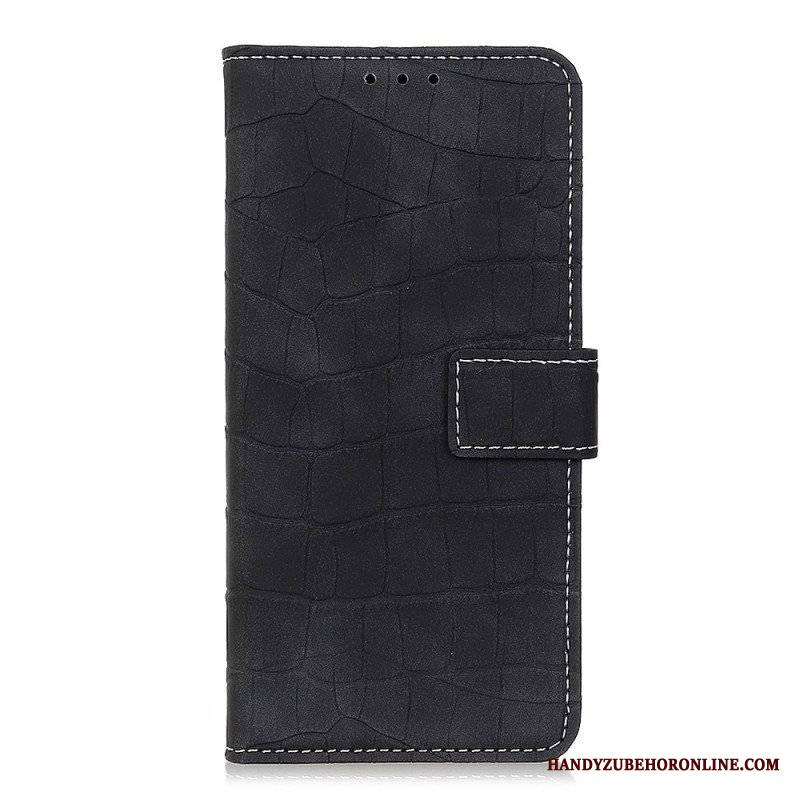 Etui Folio do Oppo Find X5 Lite Moc Krokodyla