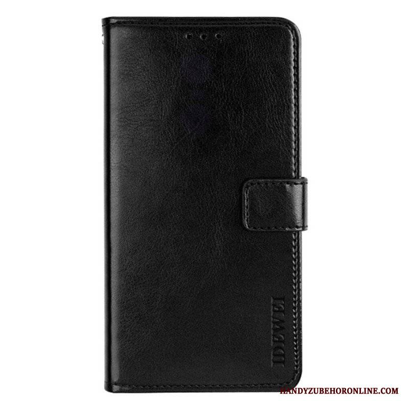 Etui Folio do Oppo Find X5 Lite Sztuczna Skóra Idewei W Stylu Vintage