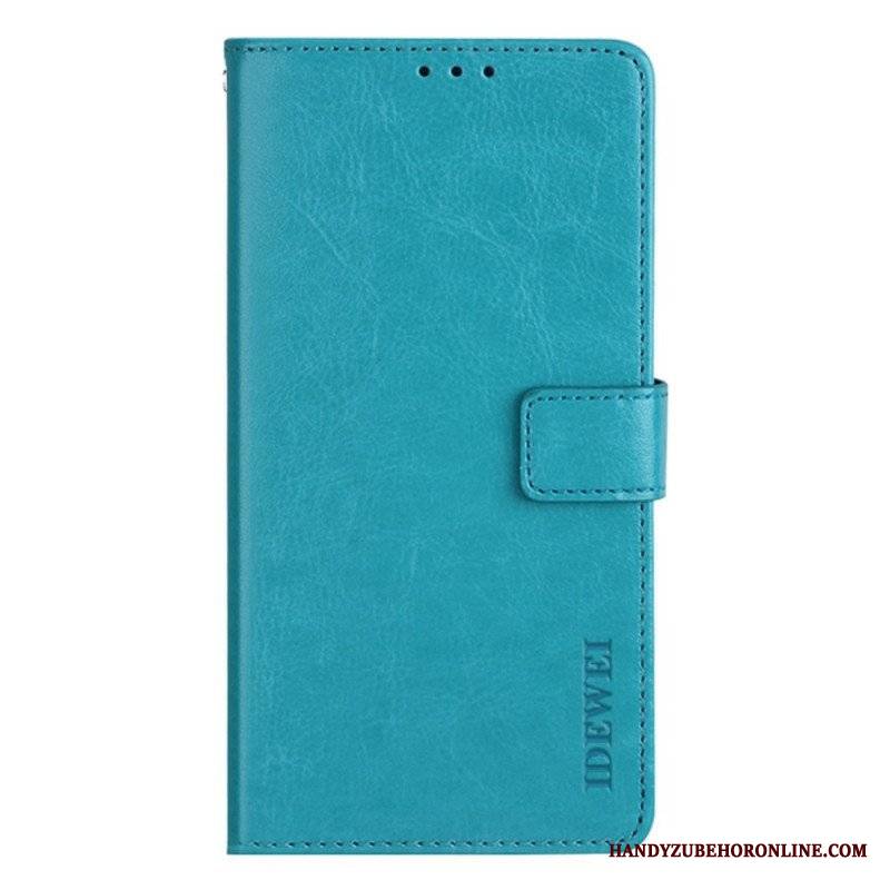 Etui Folio do Oppo Find X5 Lite Sztuczna Skóra Idewei W Stylu Vintage