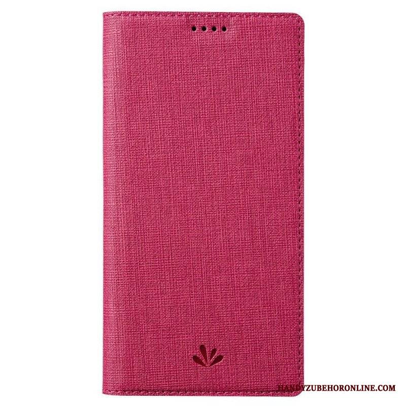 Etui Folio do Oppo Find X5 Pro Vili Tekstura Tkaniny