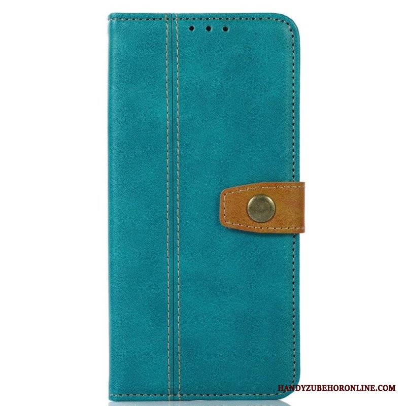 Etui Folio do Oppo Find X5 Taśma Tapicerska