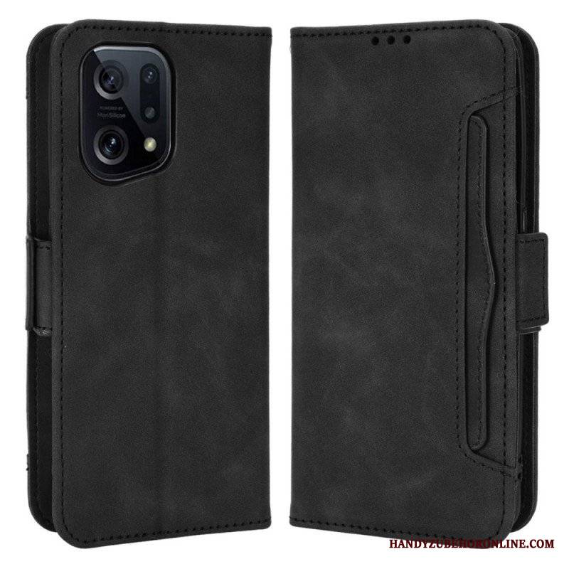 Etui Folio do Oppo Find X5 Wielokartowa Klasa Premier