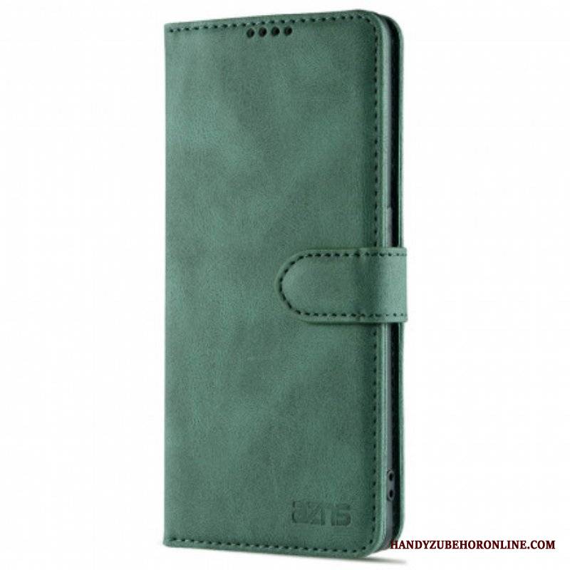 Etui Folio do Oppo Reno 6 5G Azns Couture Z Efektem Skóry