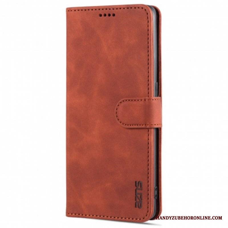 Etui Folio do Oppo Reno 6 5G Efekt Skóry Azns