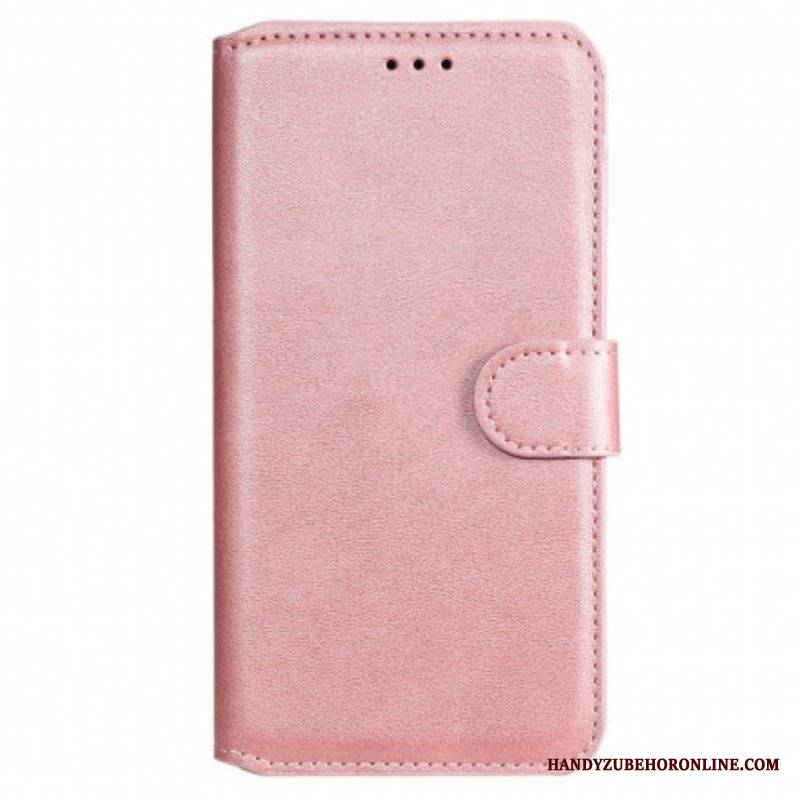 Etui Folio do Oppo Reno 6 5G Jednolity Kolor