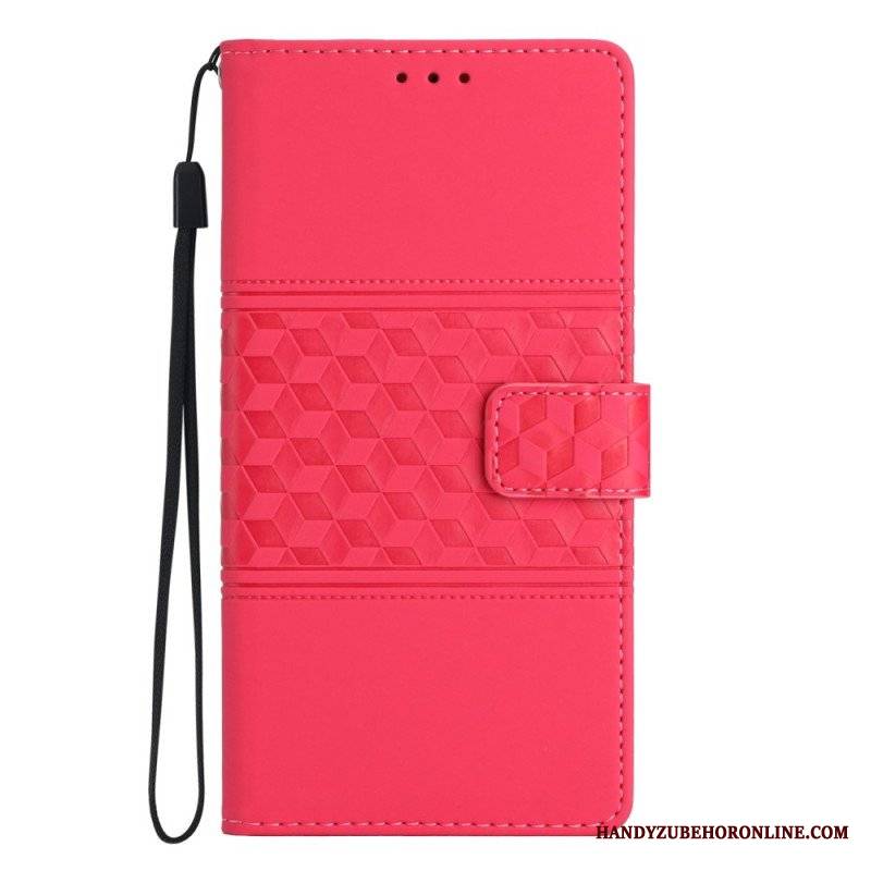 Etui Folio do Oppo Reno 8 Kostki 3d