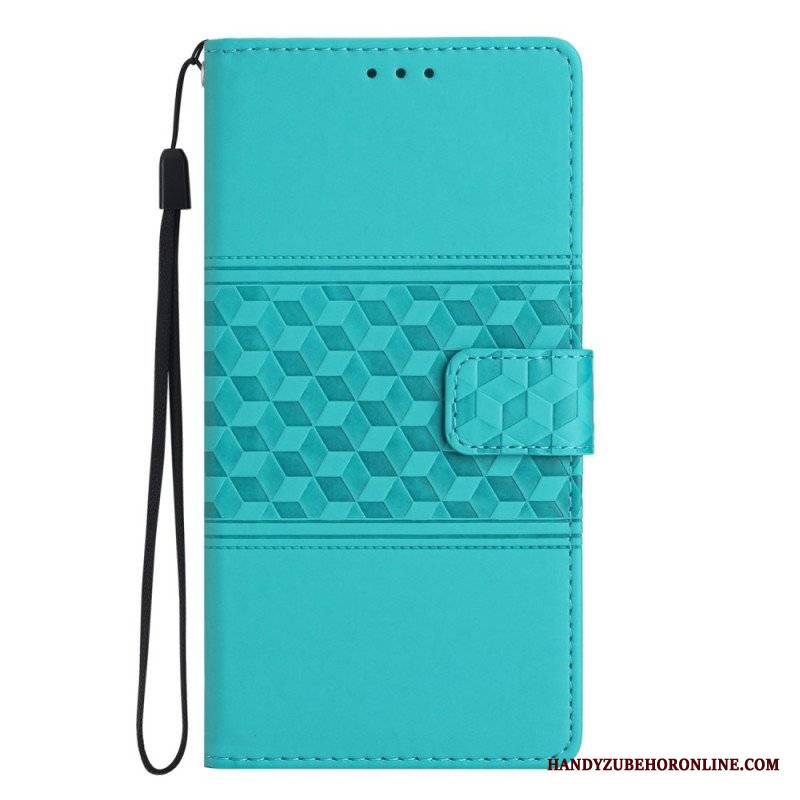 Etui Folio do Oppo Reno 8 Kostki 3d