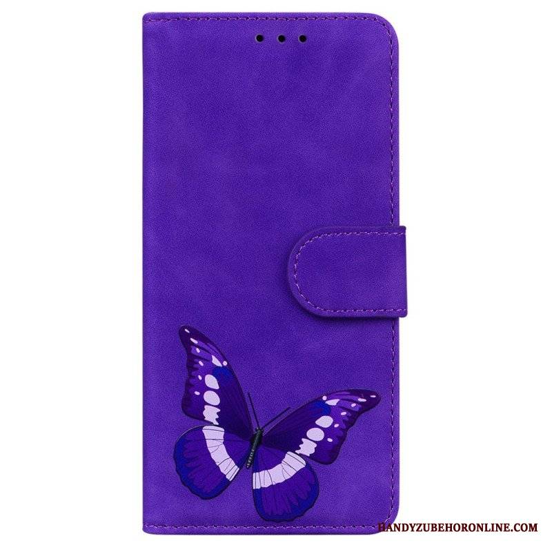 Etui Folio do Oppo Reno 8 Lite Motyl