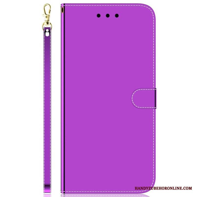 Etui Folio do Oppo Reno 8 Lustro I Smycz