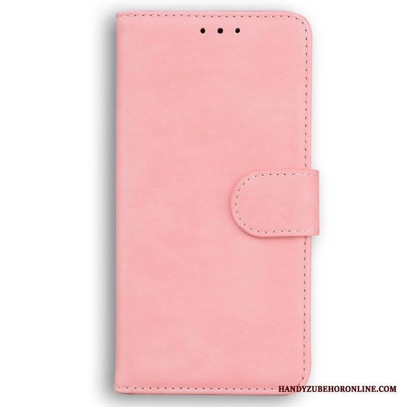 Etui Folio do Oppo Reno 8 Pro Skórzany Efekt Couture