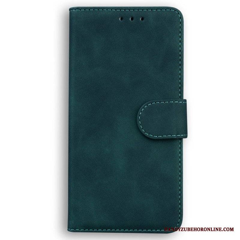 Etui Folio do Oppo Reno 8 Pro Skórzany Efekt Couture