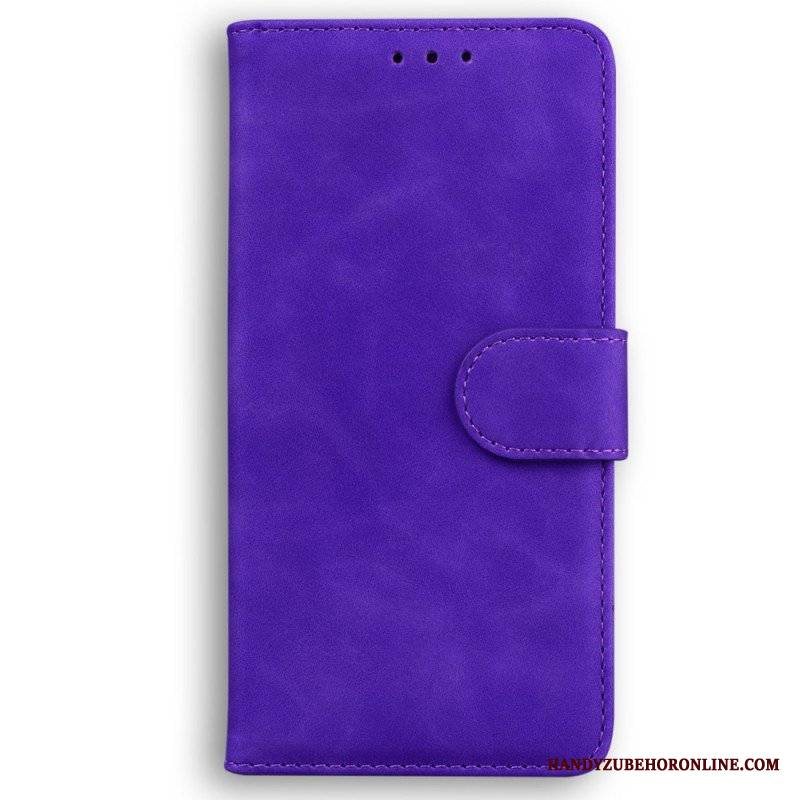 Etui Folio do Oppo Reno 8 Pro Skórzany Efekt Couture