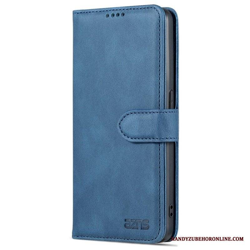 Etui Folio do Oppo Reno 8 Pro Skórzany Efekt Vintage Azns