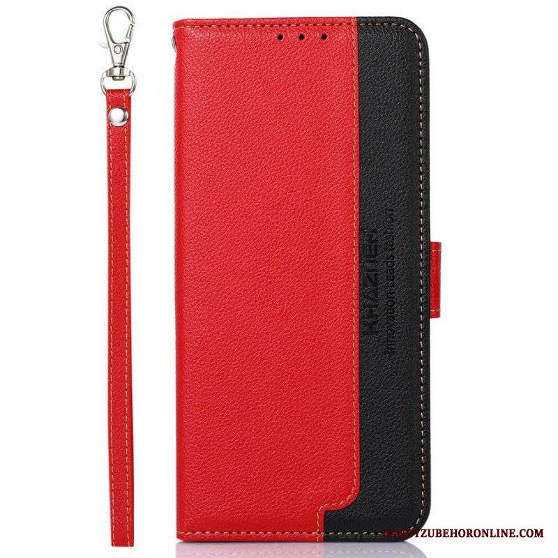 Etui Folio do Poco X4 GT Rfid Khazneh W Stylu Liczi