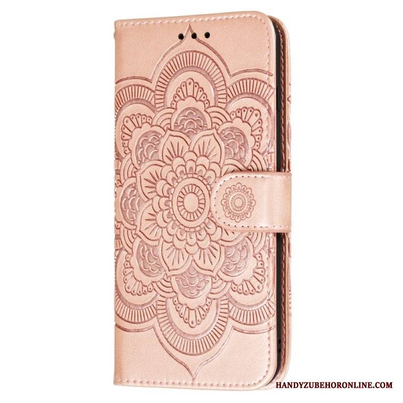 Etui Folio do Poco X4 Pro 5G Mandala Ze Smyczą