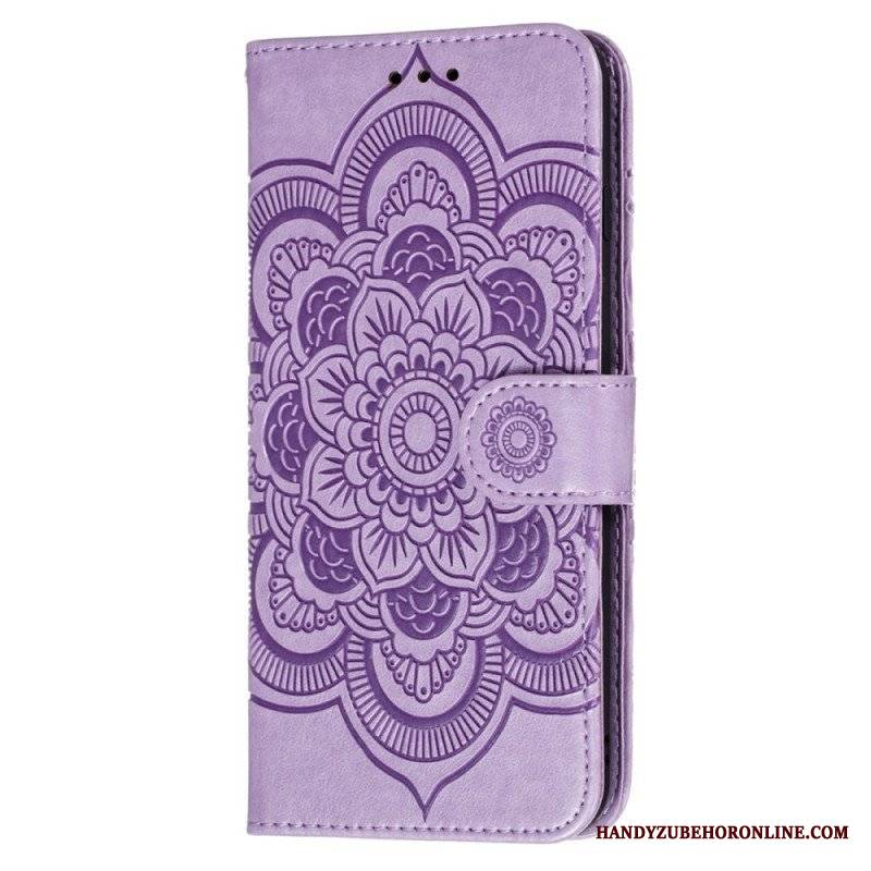 Etui Folio do Poco X4 Pro 5G Mandala Ze Smyczą