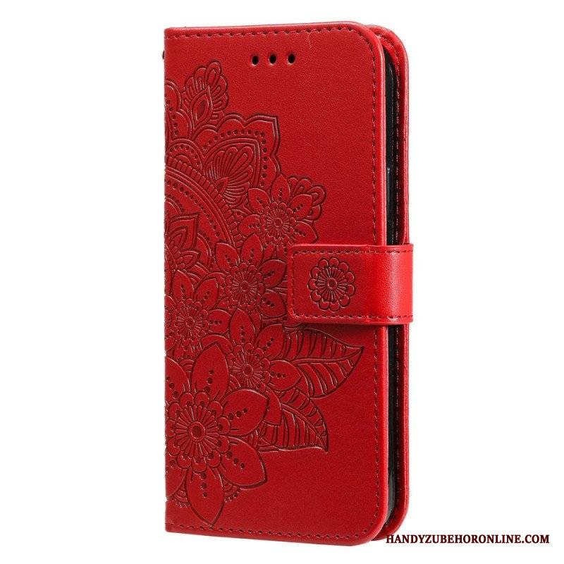 Etui Folio do Poco X4 Pro 5G z Łańcuch Paskowata Mandala