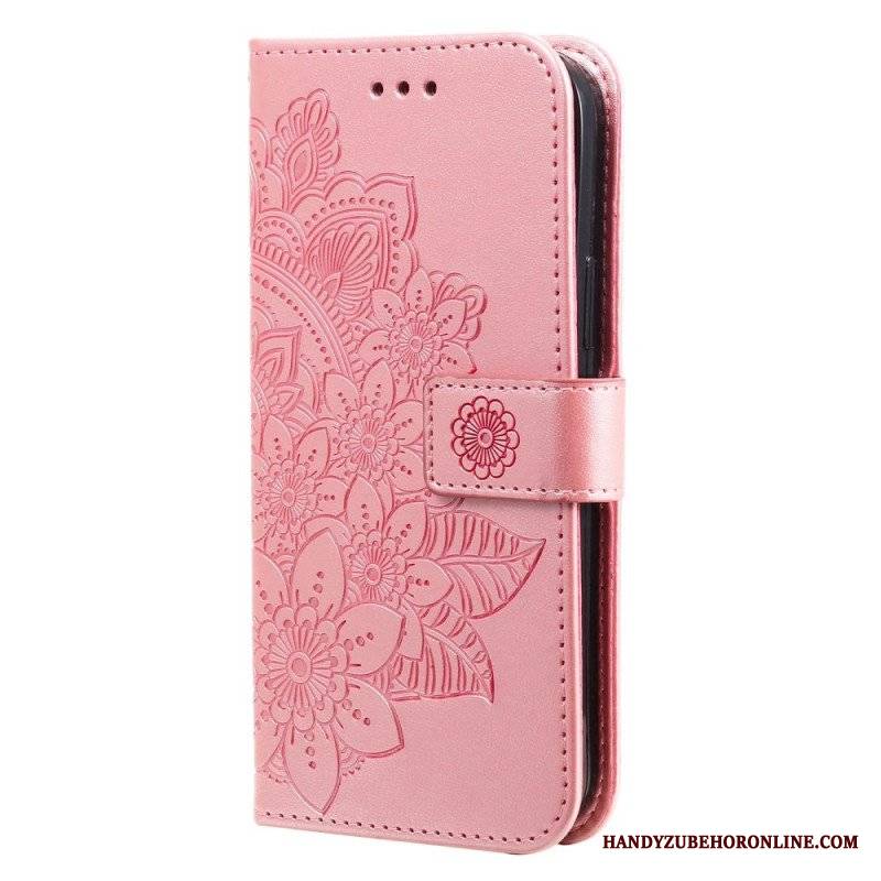 Etui Folio do Poco X4 Pro 5G z Łańcuch Paskowata Mandala