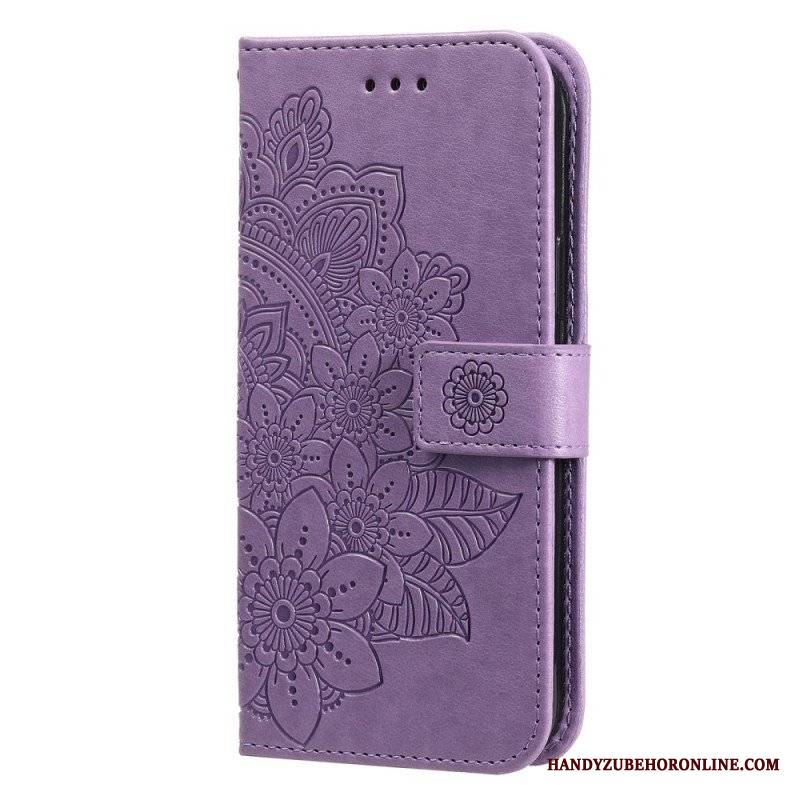 Etui Folio do Poco X4 Pro 5G z Łańcuch Paskowata Mandala