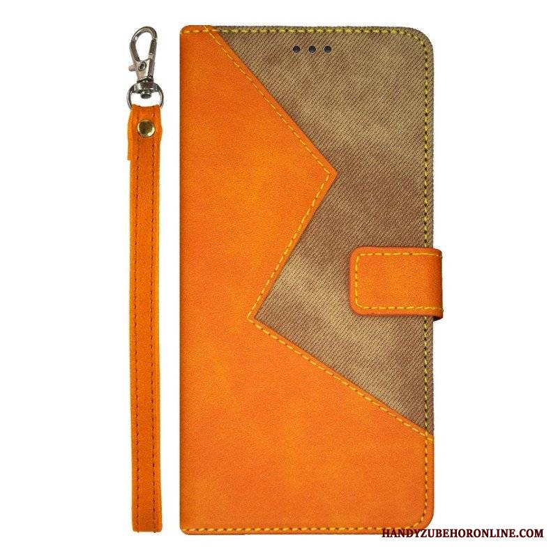 Etui Folio do Poco X5 5G Dwukolorowy Idewei