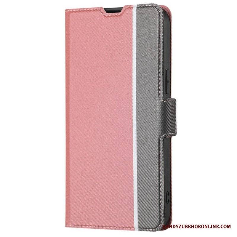 Etui Folio do Poco X5 5G Ultra Cienki Dwukolorowy