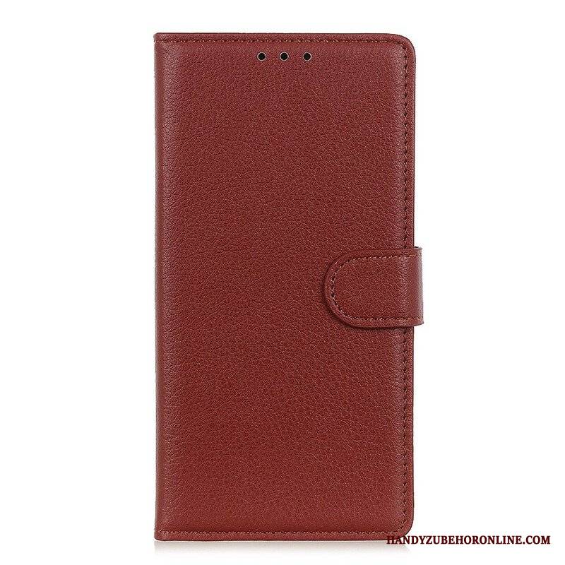 Etui Folio do Realme C11 Tradycyjnie Liczi