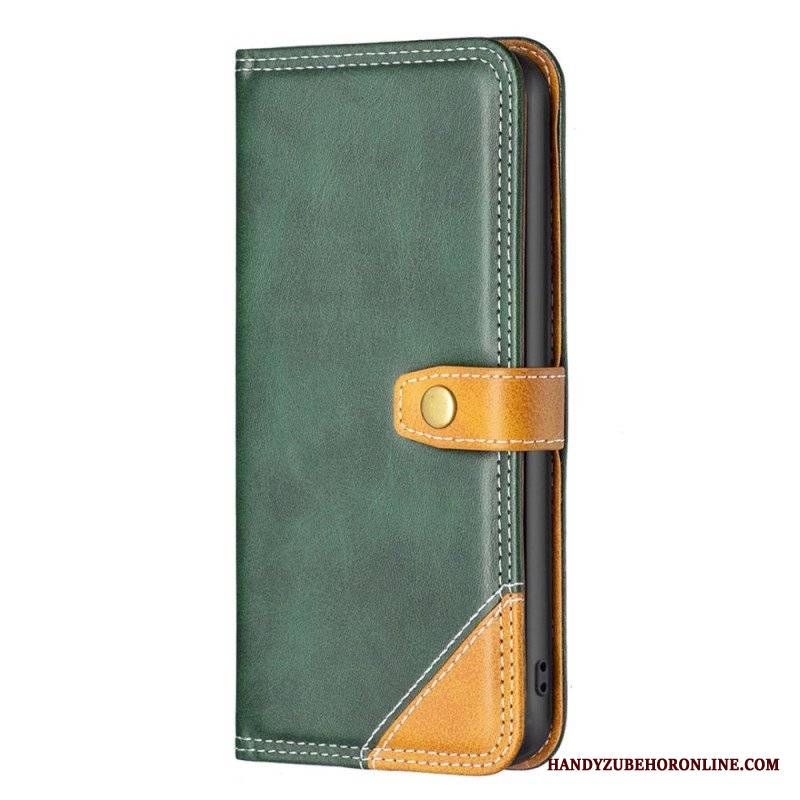 Etui Folio do Realme C35 Dwukolorowy Kolor Binfen