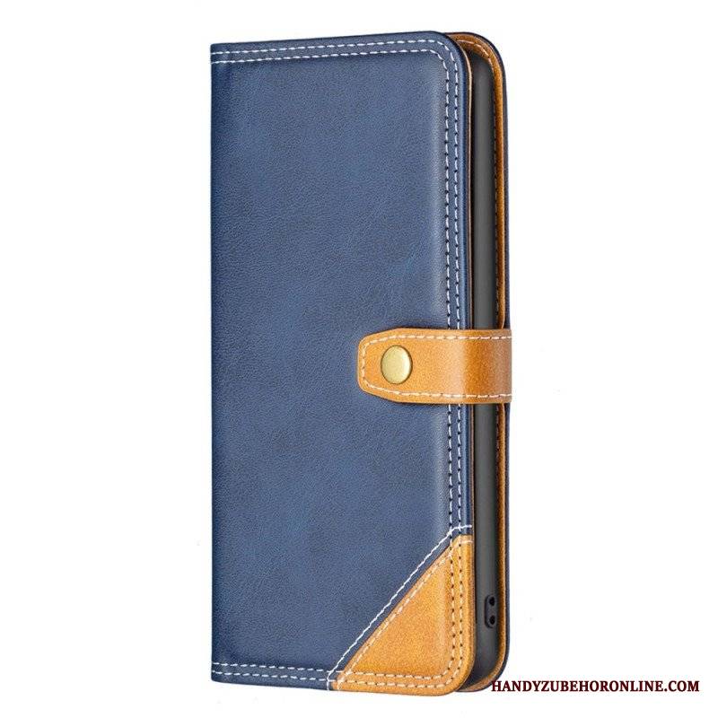 Etui Folio do Realme C35 Dwukolorowy Kolor Binfen