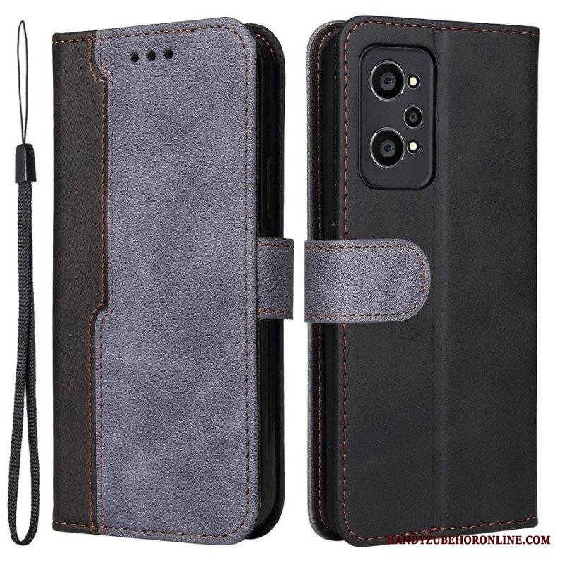 Etui Folio do Realme GT Neo 3T / Neo 2 Dwutonowy