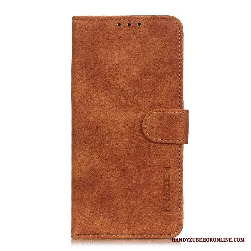 Etui Folio do Samsung Galaxy A13 5G / A04s Khazneh Efekt Skóry W Stylu Vintage