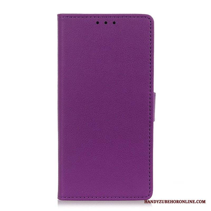 Etui Folio do Samsung Galaxy A13 5G / A04s Klasyczny Efekt Skóry