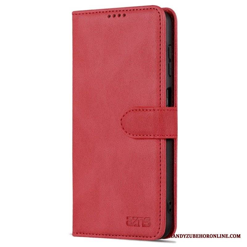 Etui Folio do Samsung Galaxy A13 z Łańcuch Paski W Stylu Vintage Azns