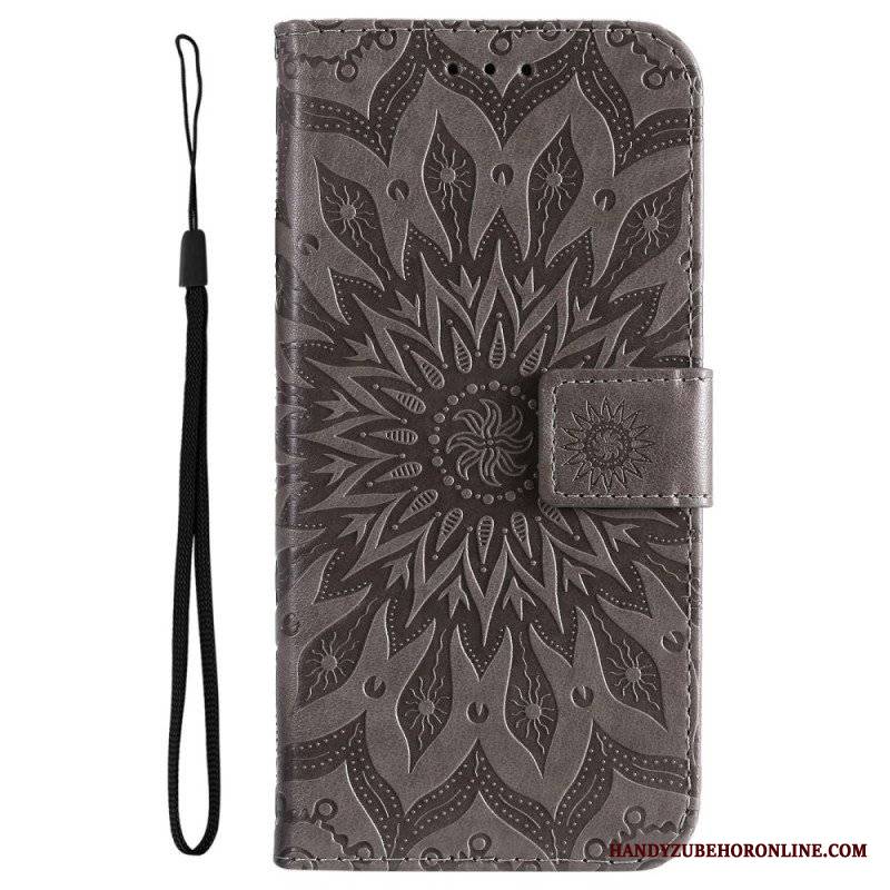 Etui Folio do Samsung Galaxy A14 / A14 5G Mandala Sun Ze Smyczą