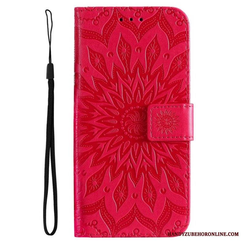 Etui Folio do Samsung Galaxy A14 / A14 5G Mandala Sun Ze Smyczą