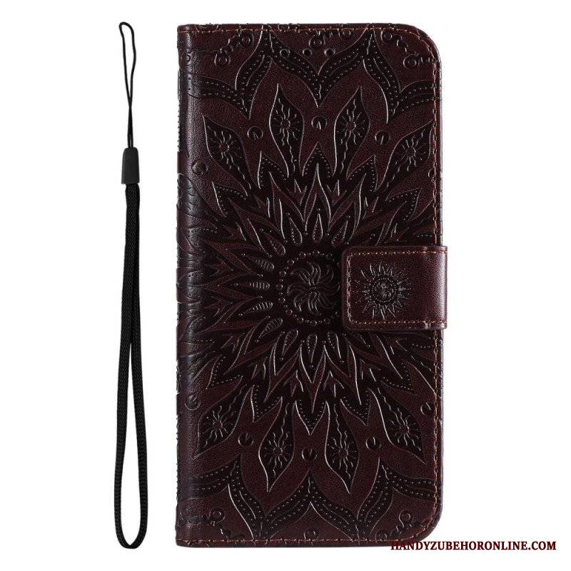 Etui Folio do Samsung Galaxy A14 / A14 5G Mandala Sun Ze Smyczą