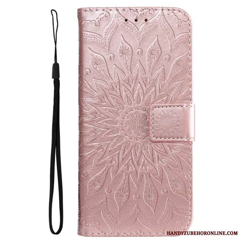 Etui Folio do Samsung Galaxy A14 / A14 5G Mandala Sun Ze Smyczą