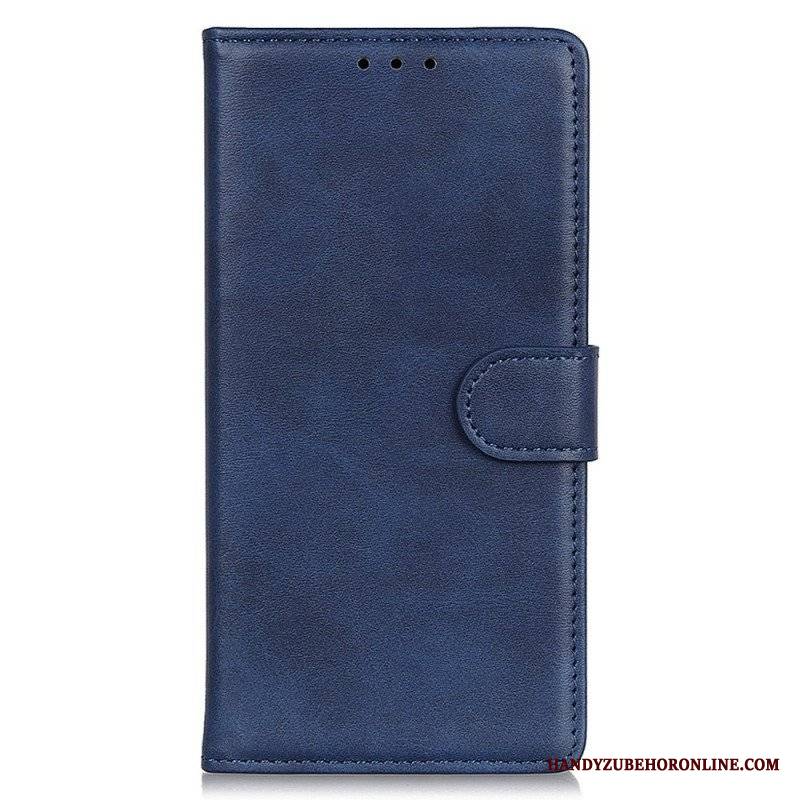 Etui Folio do Samsung Galaxy A14 / A14 5G Matowa Sztuczna Skóra