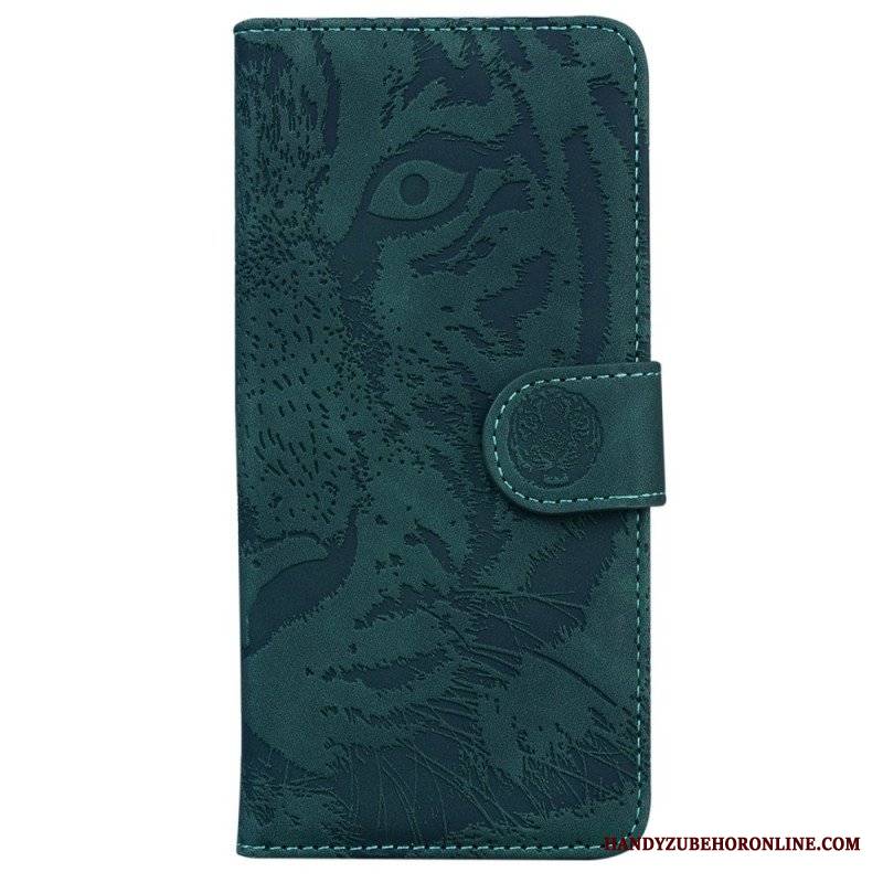 Etui Folio do Samsung Galaxy A14 / A14 5G Nadruk Tygrysa