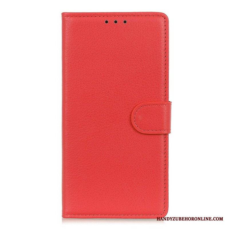 Etui Folio do Samsung Galaxy A42 5G Tekstura Liczi