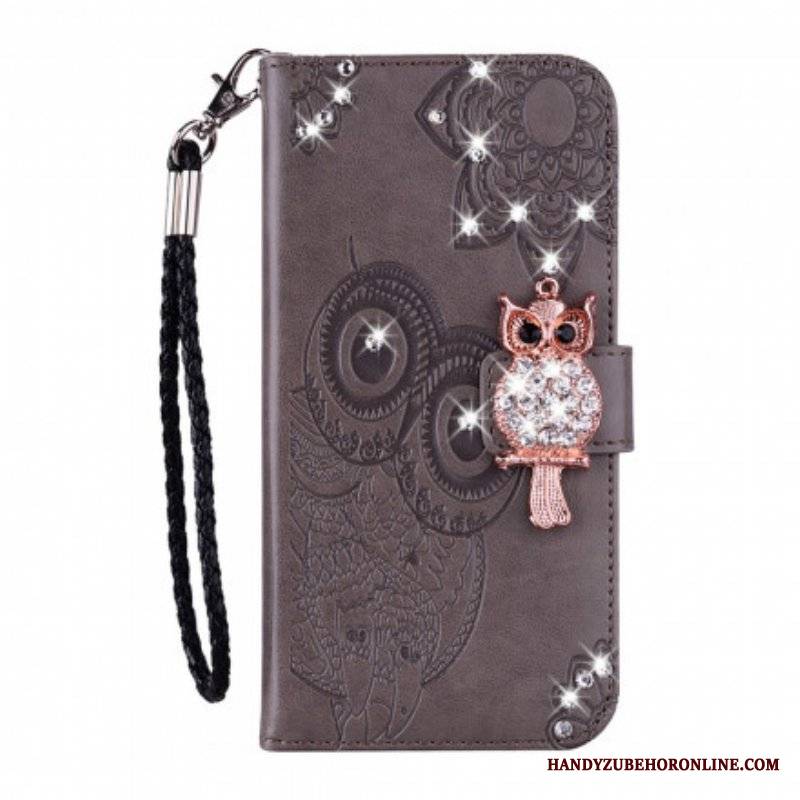 Etui Folio do Samsung Galaxy A52 4G / A52 5G / A52s 5G Sowa Mandala I Urok