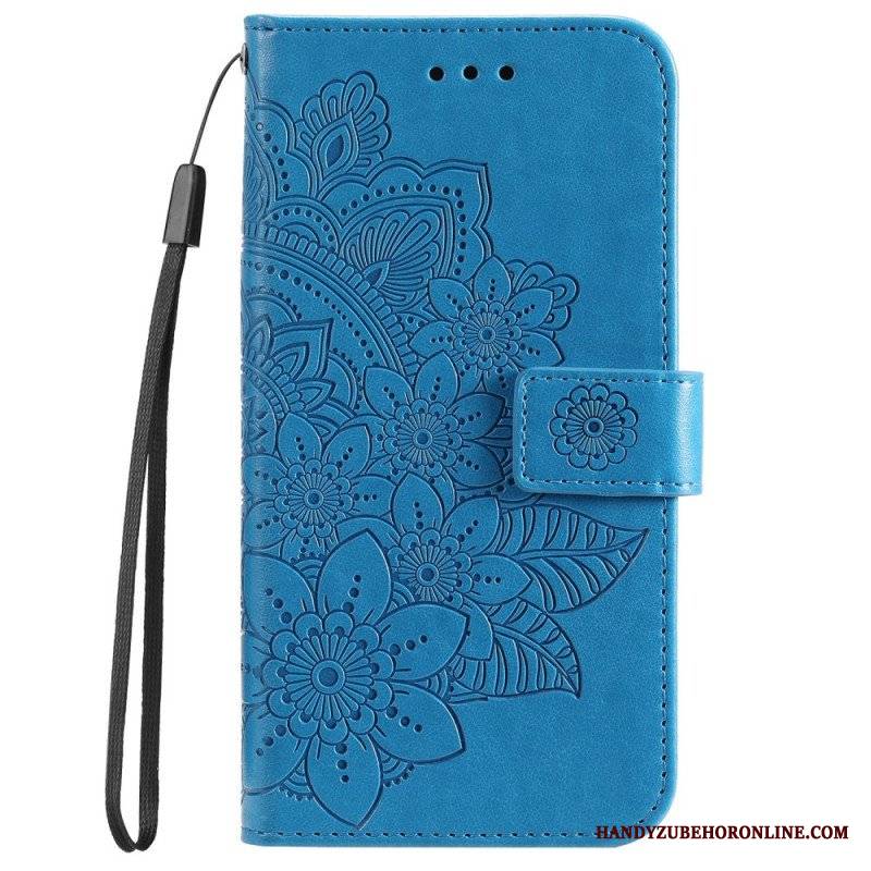 Etui Folio do Samsung Galaxy A53 5G Kwiatowa Mandala