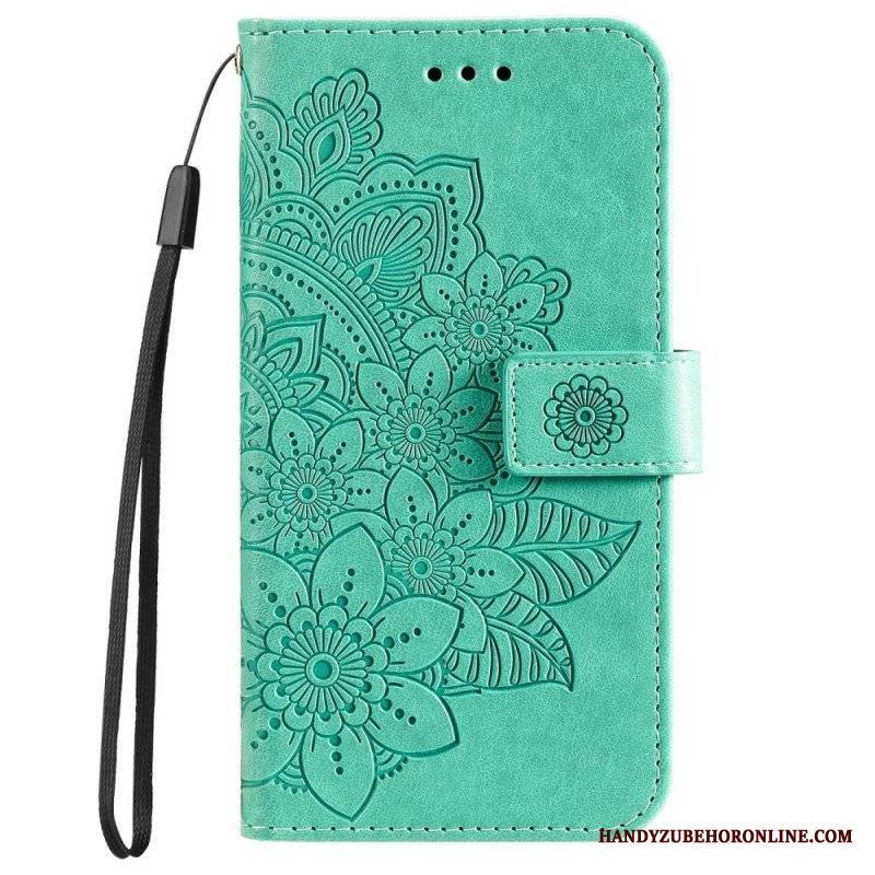 Etui Folio do Samsung Galaxy A53 5G Kwiatowa Mandala