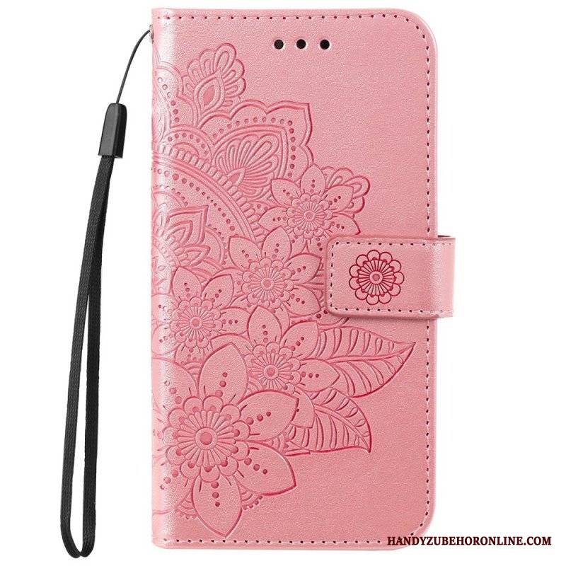 Etui Folio do Samsung Galaxy A53 5G Kwiatowa Mandala