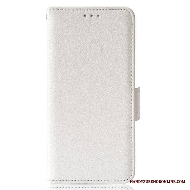 Etui Folio do Samsung Galaxy A53 5G Tradycyjna Sztuczna Skóra Liczi