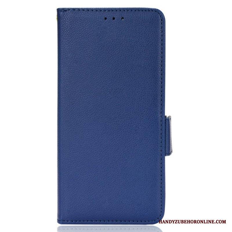 Etui Folio do Samsung Galaxy A53 5G Tradycyjna Sztuczna Skóra Liczi